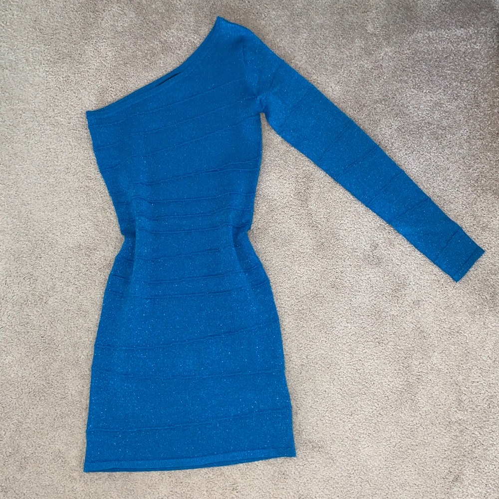 Sparkly one shoulder dress